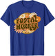 Women Postal Worker Mail Delivery Service Post Office Lady T-Shirt - T-Shirt | Royal