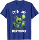 Kids It's my 6th Birthday 6 Year Old Alien T-Shirt - T-Shirt | Royal