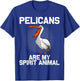 Cool Pelican Design Women Kids Pelican Bird Pelican T-Shirt - T-Shirt | Royal