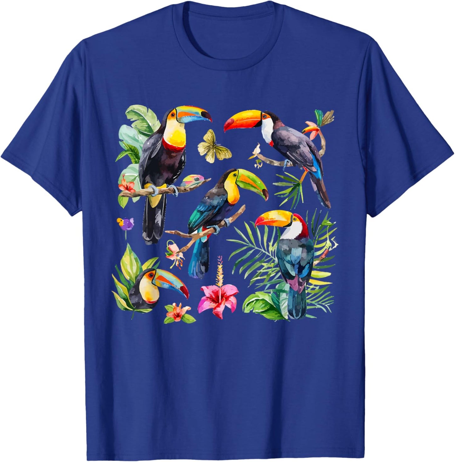 Toucan Watercolor T-Shirt - T-Shirt | Royal