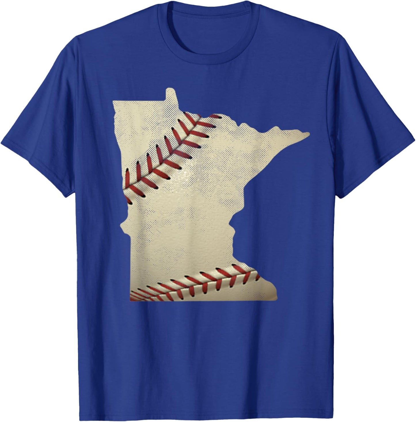 Generic MINNESOTA Baseball State Map Softball Love MN USA T-Shirt - T-Shirt | Royal