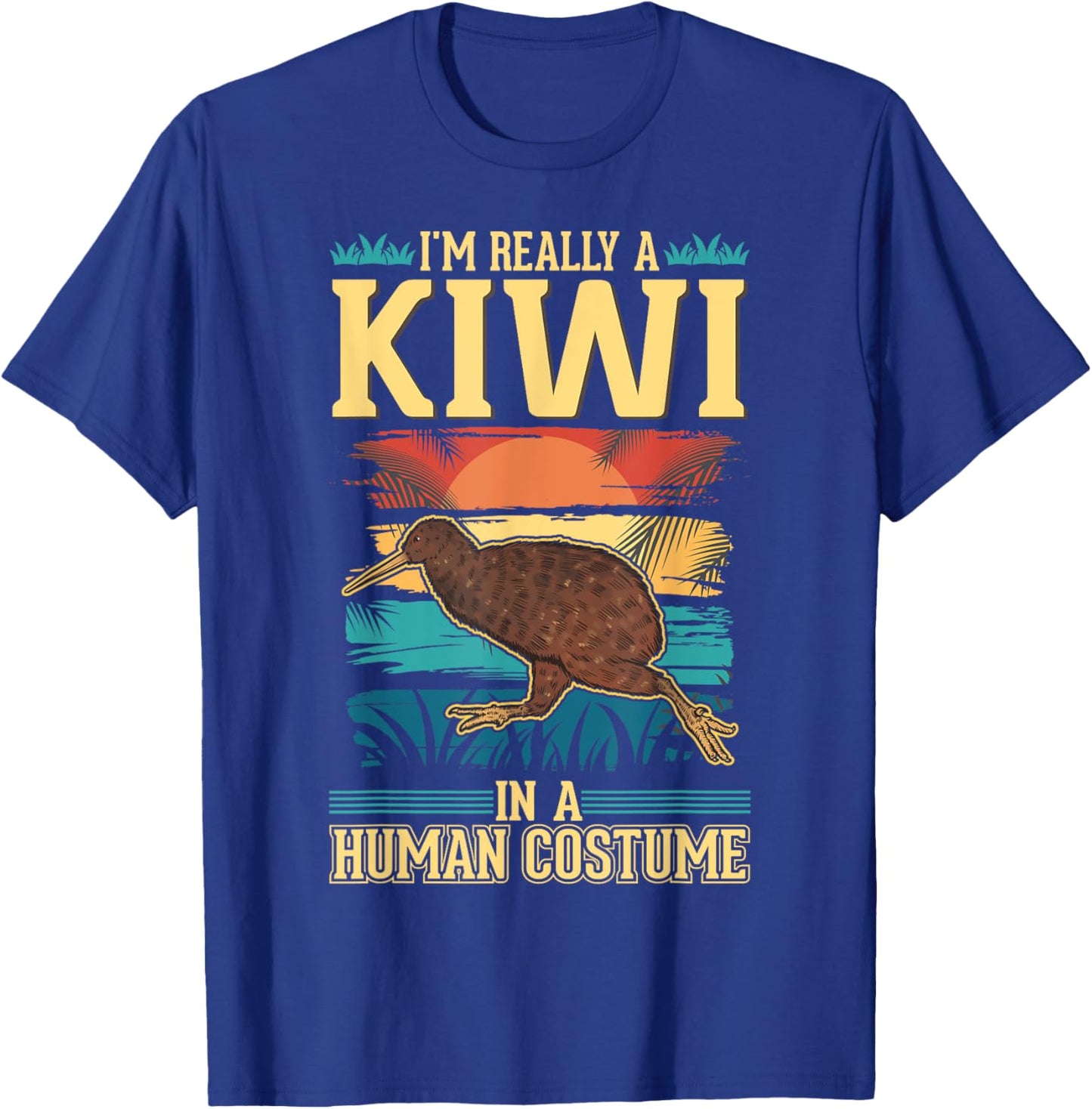 Kiwi Costume Halloween Kiwi Bird T-Shirt - T-Shirt | Royal