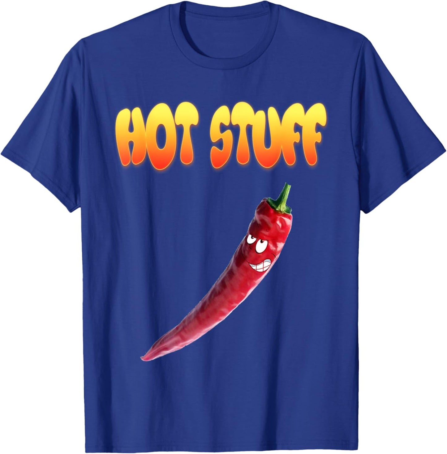 Hot Stuff Silly Cayenne Pepper T-Shirt - T-Shirt | Royal