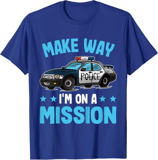 Kids Police Shirt Toddler | Cop Shirt Kids | Police Kids T-Shirt - T-Shirt | Royal