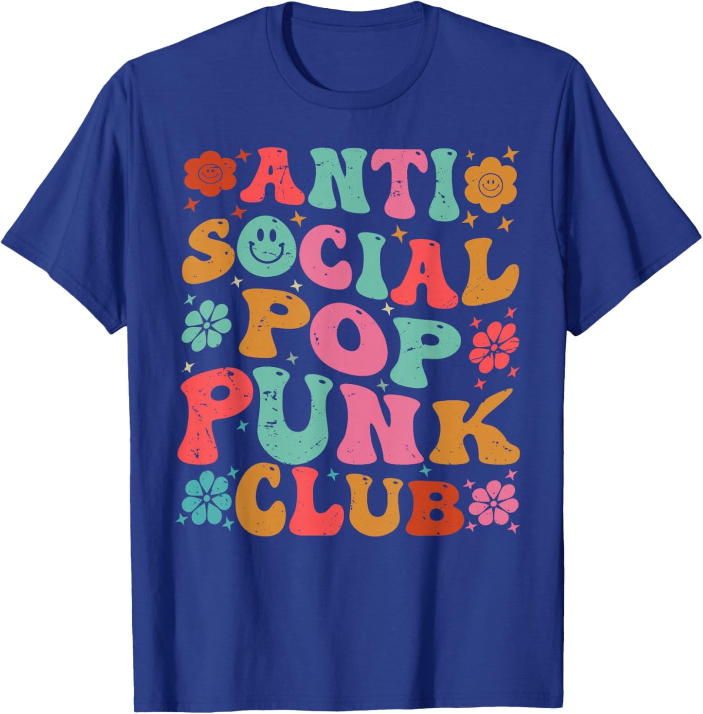 Anti Social Pop Punk Club T-Shirt - T-Shirt | Royal