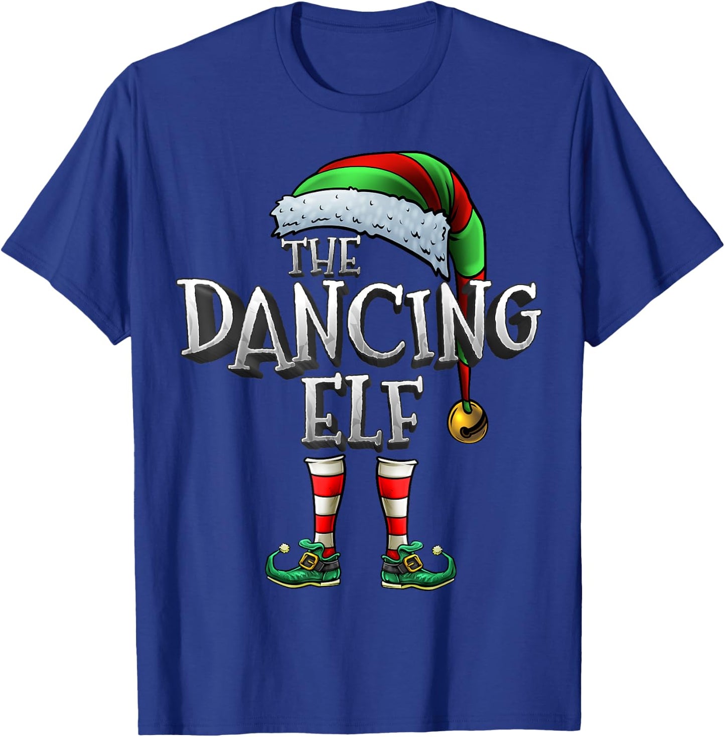 The Dancing Elf Shirt Matching Family Dancing Christmas Elf T-Shirt - T-Shirt | Royal