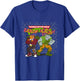 Teenage Mutant Ninja Turtles Bebop & Rocksteady Vintage Shot T-Shirt - T-Shirt | Royal