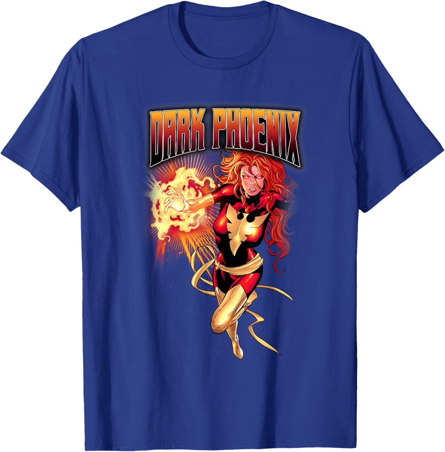 Marvel X-Men Dark Phoenix Evil Jean Grey Shot T-Shirt - T-Shirt | Royal