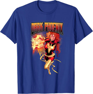 Marvel X-Men Dark Phoenix Evil Jean Grey Shot T-Shirt - T-Shirt | Royal