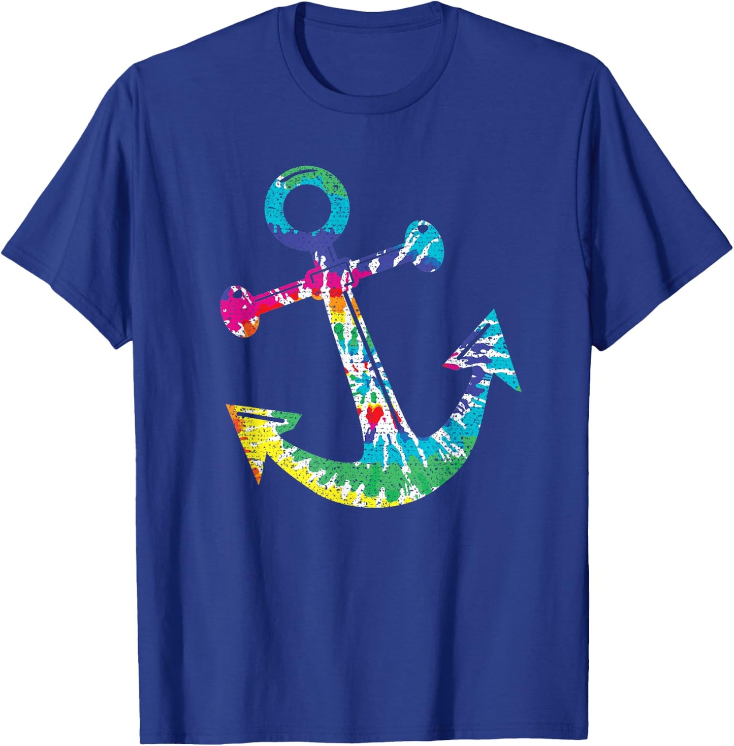 Anchor tie-dye T-Shirt - T-Shirt | Royal