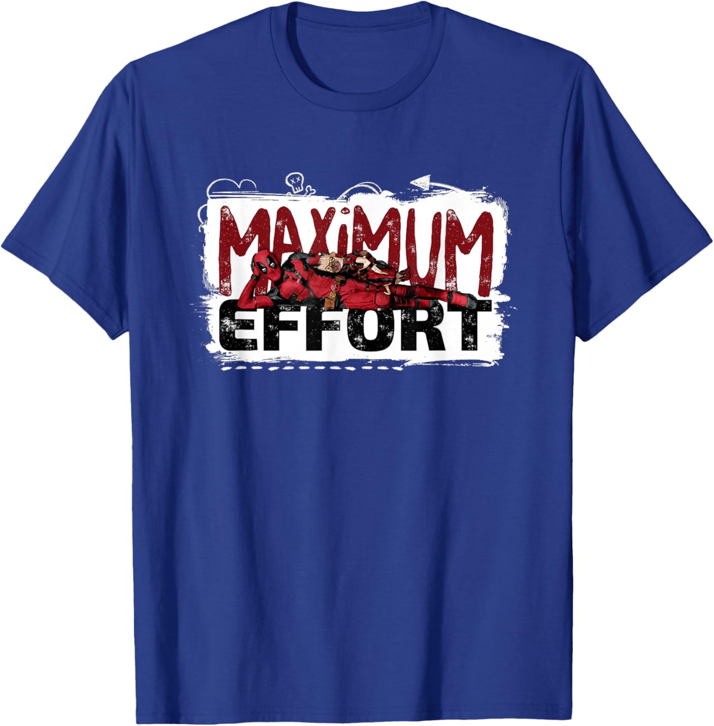 Marvel Studios Deadpool & Wolverine Dogpool Maximum Effort T-Shirt - T-Shirt | Royal