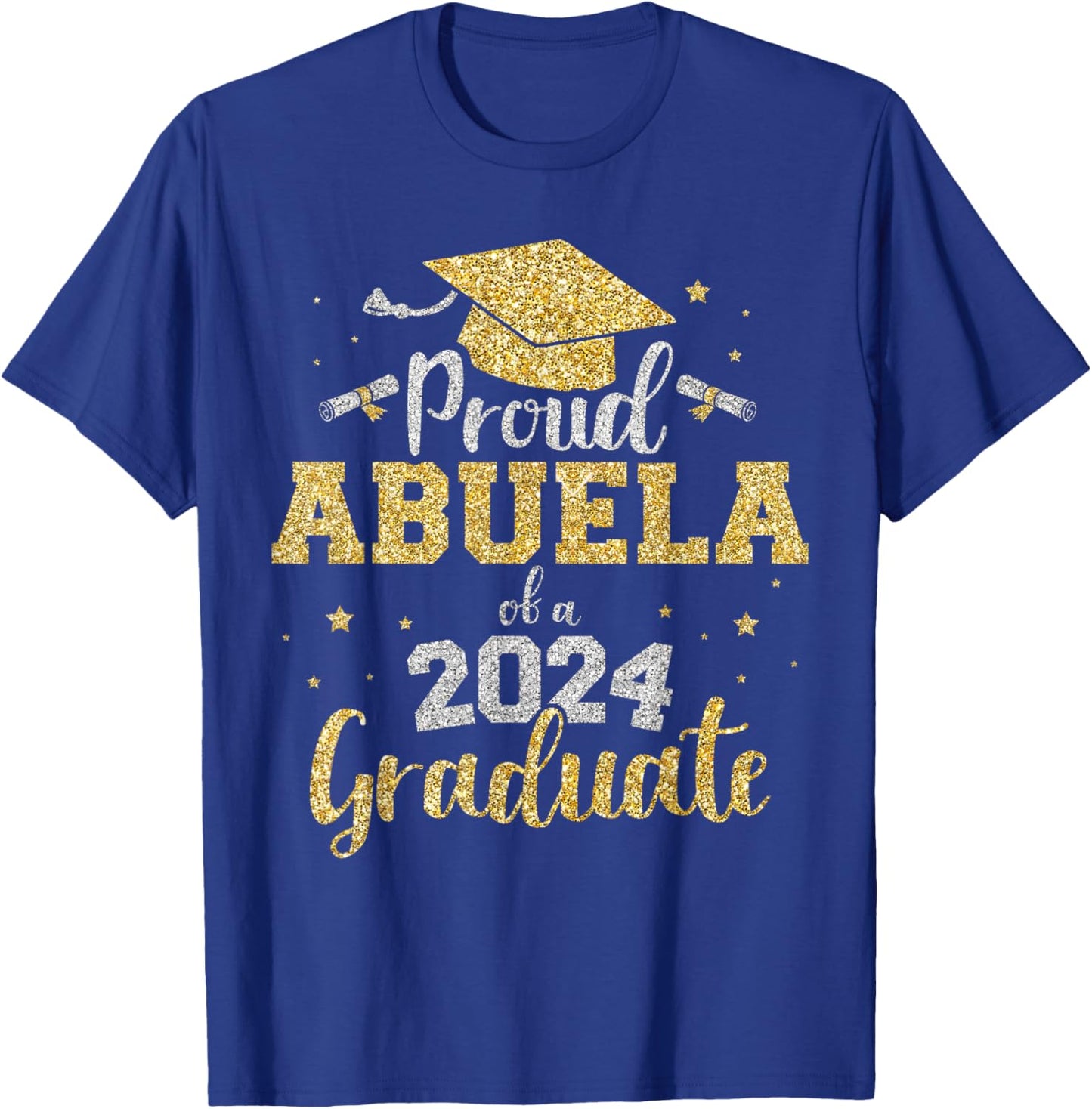 Proud abuela of a class of 2024 graduate senior graduation T-Shirt - T-Shirt | Royal