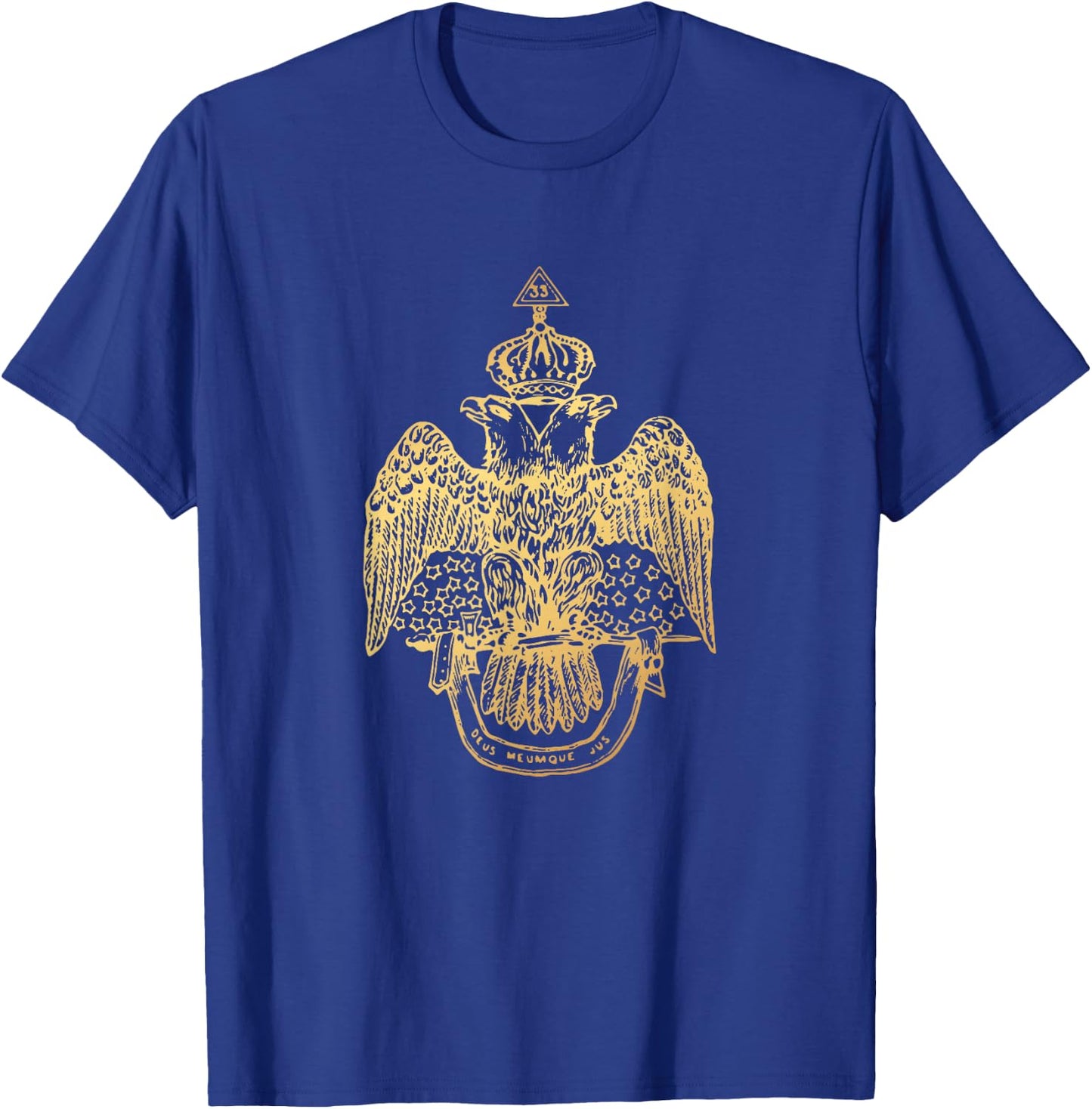 Scottish Rite Eagle 33rd Degree - Freemason Gifts T-Shirt - T-Shirt | Royal