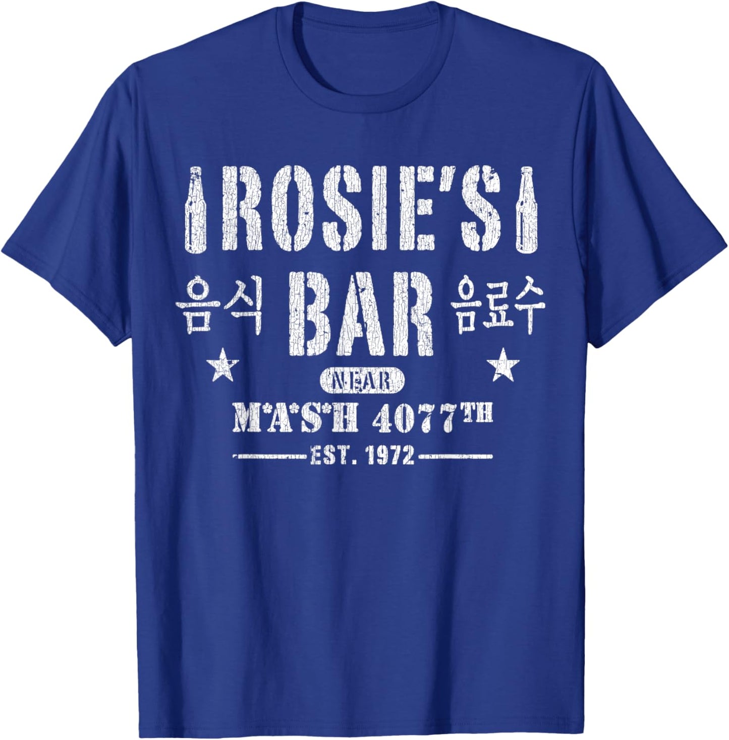 Vintage MASH 4077th 4 T-Shirt - T-Shirt | Royal