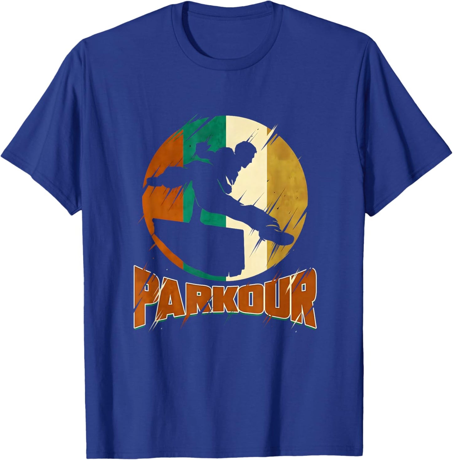Love parkour boys Shirt parkour Lovers and girls T-Shirt - T-Shirt | Royal