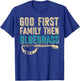 Bluegrass Music Guitar Player and Funny Banjo Instrument T-Shirt - T-Shirt | Royal