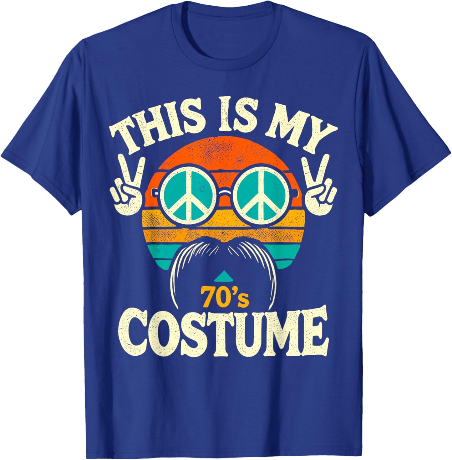 This Is My 70s Costume 70 Styles 70's Disco 1970s T-Shirt - T-Shirt | Royal
