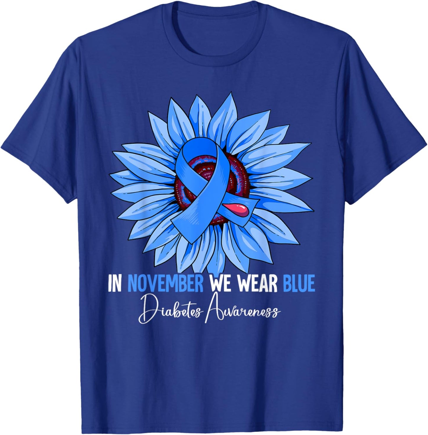 Diabetes Awareness T-Shirt - T-Shirt | Royal