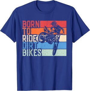 Rider Dirt Bike racing Boys Girls Motocross Dirt Bike Gift T-Shirt - T-Shirt | Royal