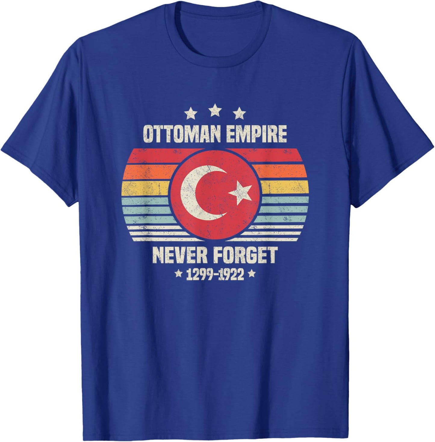 Never Forget Ottoman Empire Retro Style Funny History T-Shirt - T-Shirt | Royal