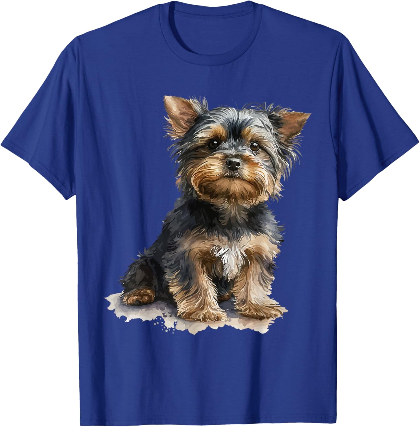 Watercolour Yorkshire Terrier Yorkie T-Shirt - T-Shirt | Royal