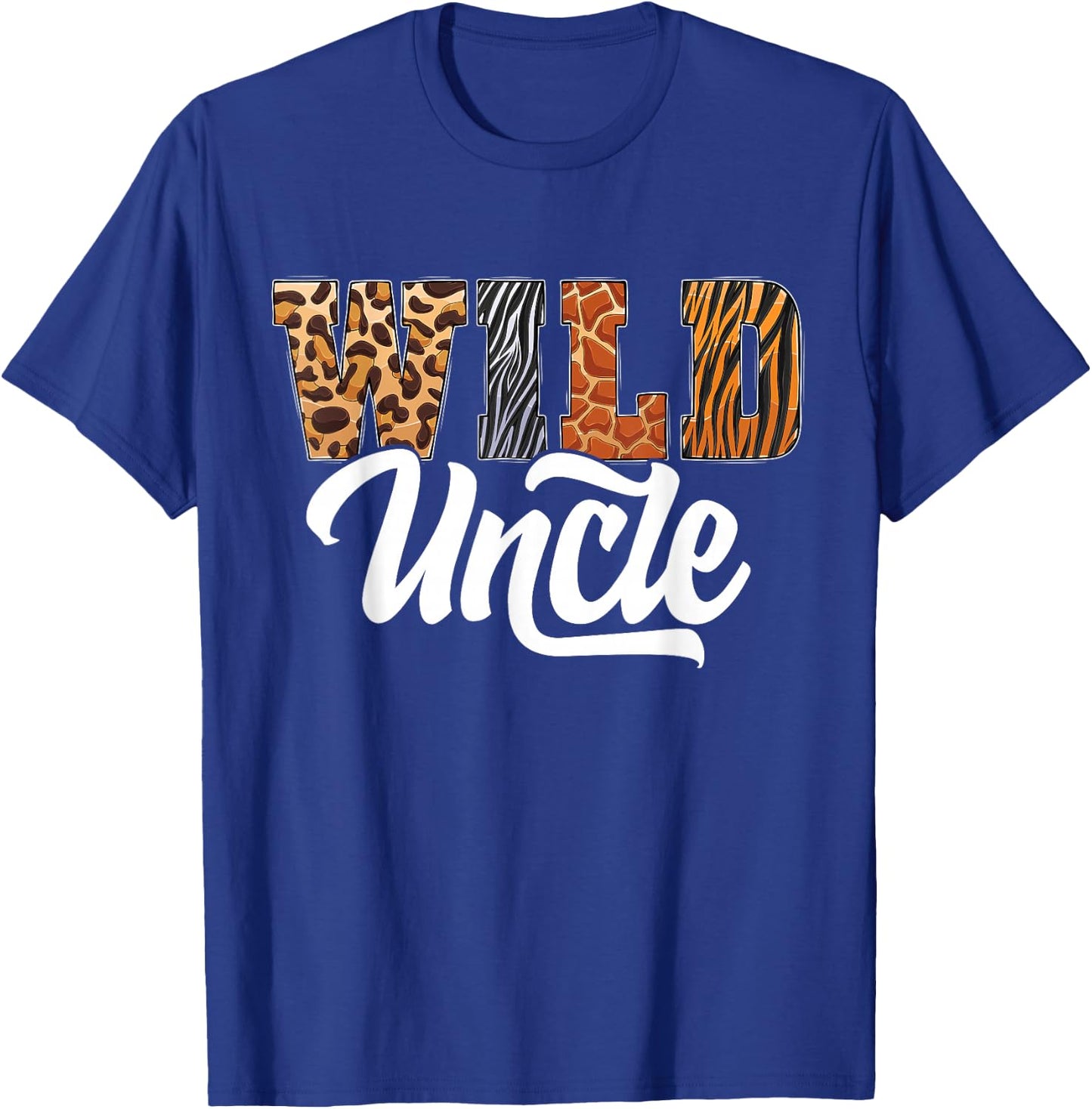 Wild Uncle Zoo Born Wild Birthday Safari Jungle T-Shirt - T-Shirt | Royal
