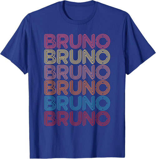 Retro Bruno First Name Boy Kids Personalized Girl Bruno