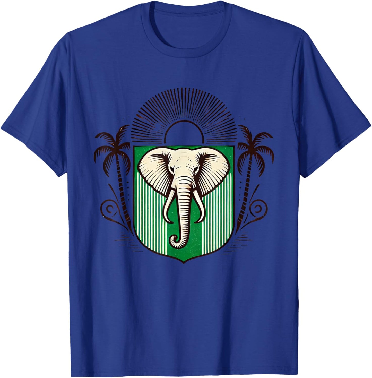 Ivory Coast Ivorian Elephant Flag Wear T-Shirt - T-Shirt | Royal
