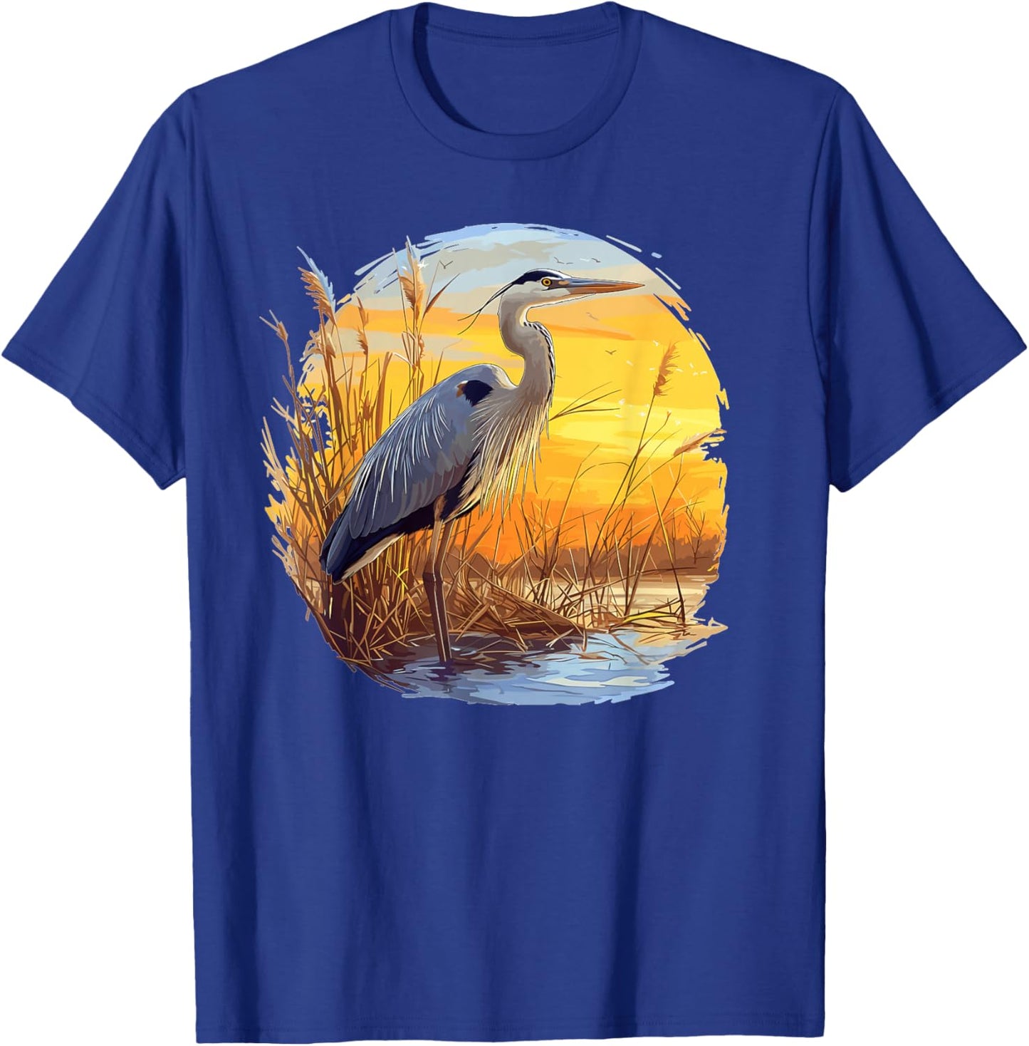 Herons Heron T-Shirt - T-Shirt | Royal