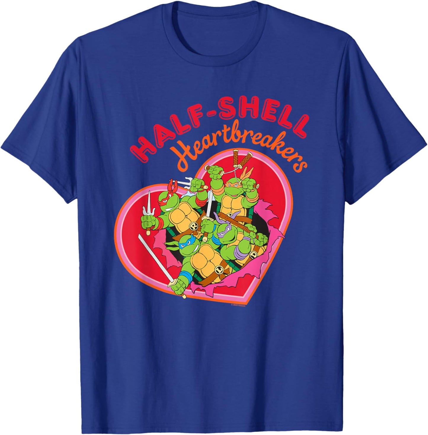 Teenage Mutant Ninja Turtles Valentine's Heartbreakers T-Shirt - T-Shirt | Royal