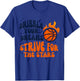 Dribble your Dreams, Strive for the stars Basketball Hoop T-Shirt - T-Shirt | Royal
