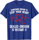Handsome Enough To Stop Your Heart Nurse Valentine T-Shirt - T-Shirt | Royal