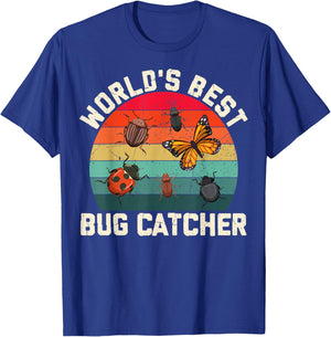 World's Best Bug Catcher Insect Explorer Nature Lover T-Shirt - T-Shirt | Royal