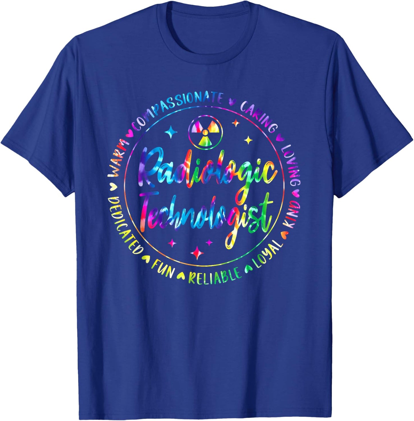 Radiology Technologist X-Ray Tech Radiologic Tie Dye T-Shirt - T-Shirt | Royal