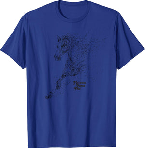 Midwest Horse Fair Dotted Horse (b) T-Shirt - T-Shirt | Royal