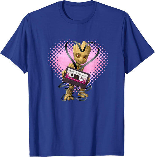 Marvel Guardians of the Galaxy Groot Valentines Mix Vol 1 T-Shirt - T-Shirt | Royal