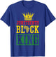 Juneteenth Black King Freedom Day Group Matching Family Dad T-Shirt - T-Shirt | Royal