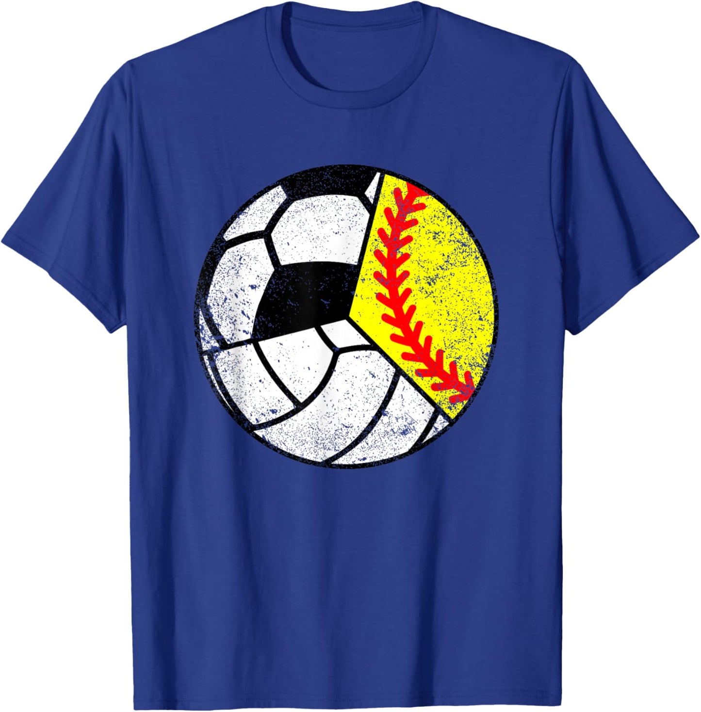 Softball Volleyball Soccer Player Funny Ball Sport T-Shirt - T-Shirt | Royal