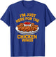 I'm Just Here For The Chicken Wing T-Shirt - T-Shirt | Royal