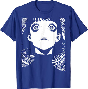 Horror Anime Manga | Japan Japanese Creepy Kawaii Goth T-Shirt - T-Shirt | Royal