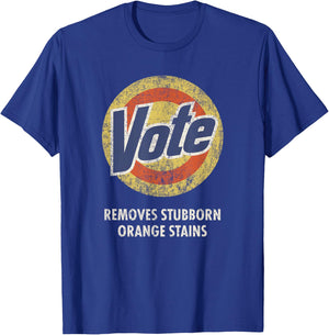 Anti-Trump Vote Laundry Detergent Funny Vintage T-Shirt - T-Shirt | Royal