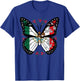 Mexican Independence Day Butterfly Mexico Women Girls Kids T-Shirt - T-Shirt | Royal