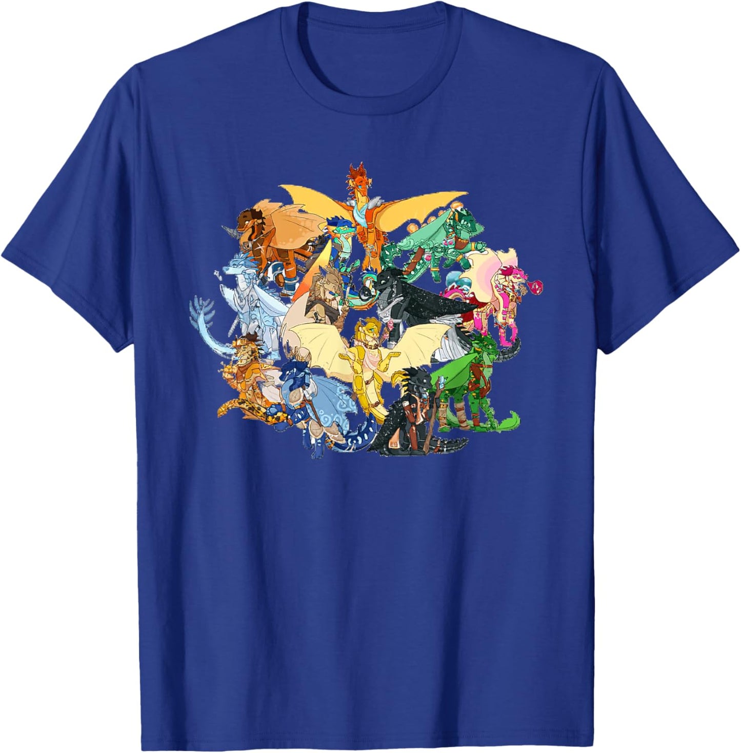 Wing of Fires Legends Fathom Darkstalker Clearsight T-Shirt - T-Shirt | Royal