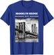 Brooklyn Bridge New York City shirt NYC Gifts Men Women T-Shirt - T-Shirt | Royal