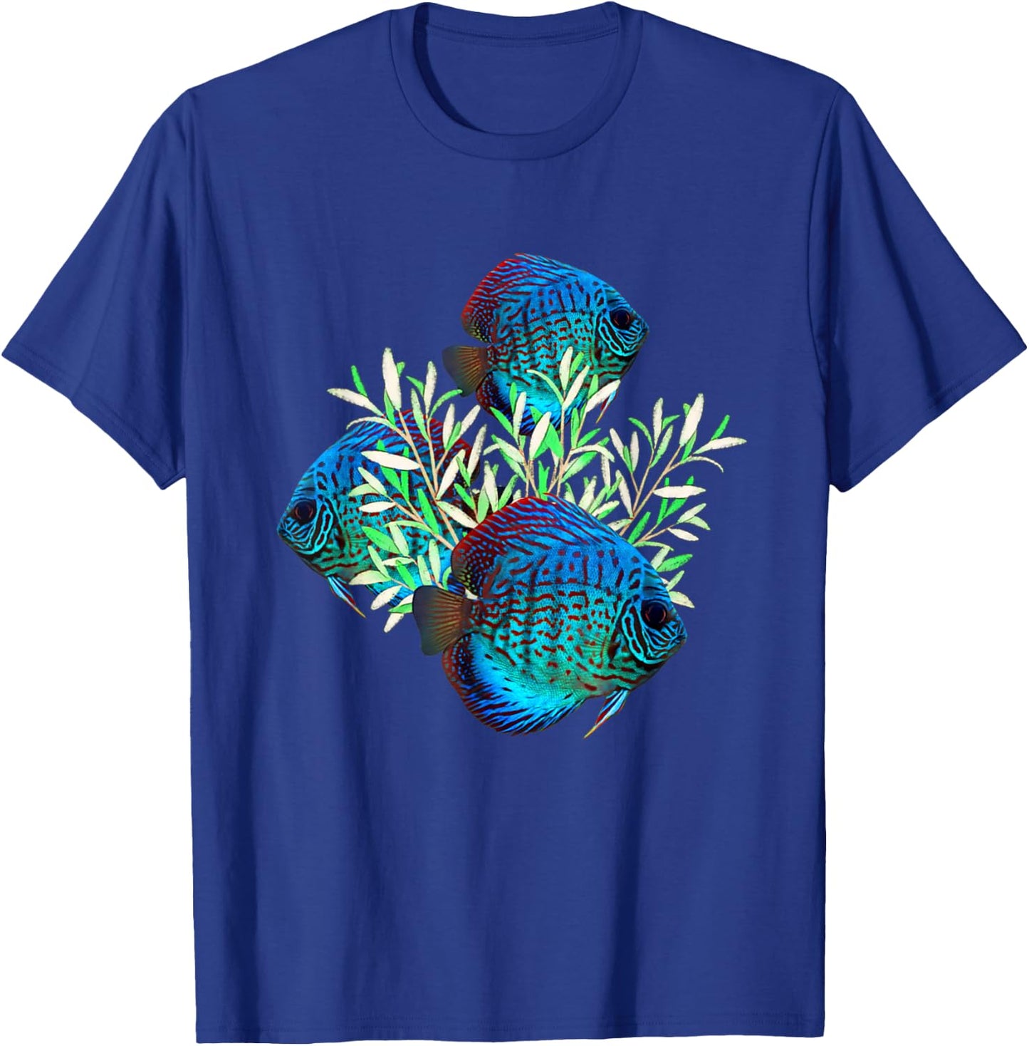 Discus Aquarium Fish Discus Breeders Lovers Fish Tank T-Shirt - T-Shirt | Royal