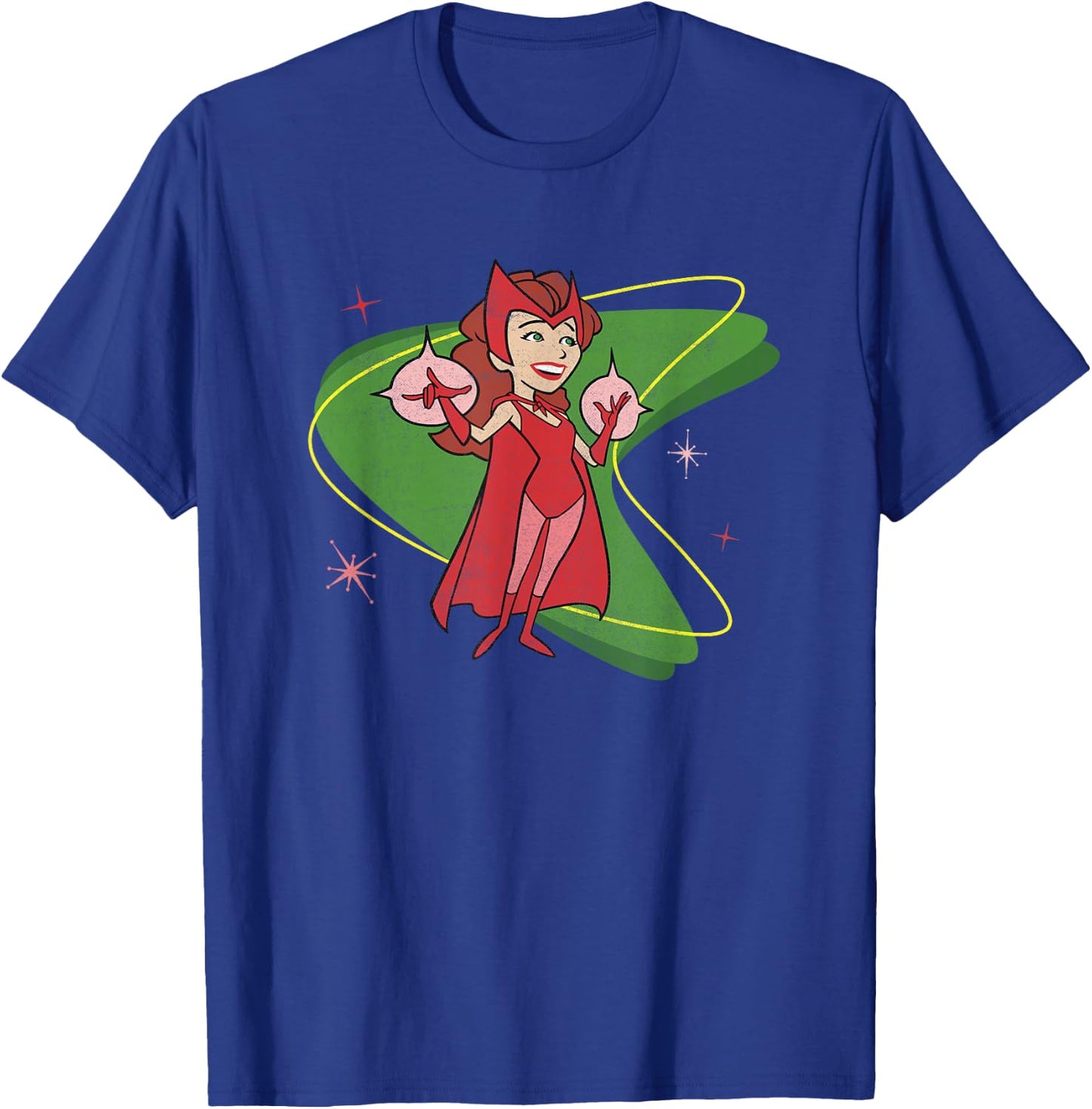 Marvel WandaVision Wanda Scarlett Witch 50s Retro T-Shirt - T-Shirt | Royal