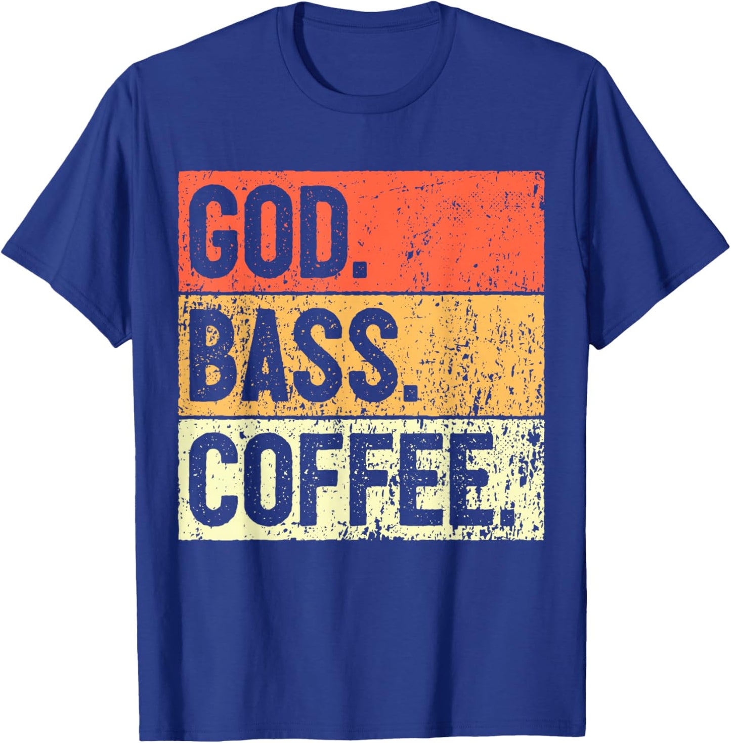 Christian Bass Player God Bassist Jesus Electric Bass T-Shirt - T-Shirt | Royal