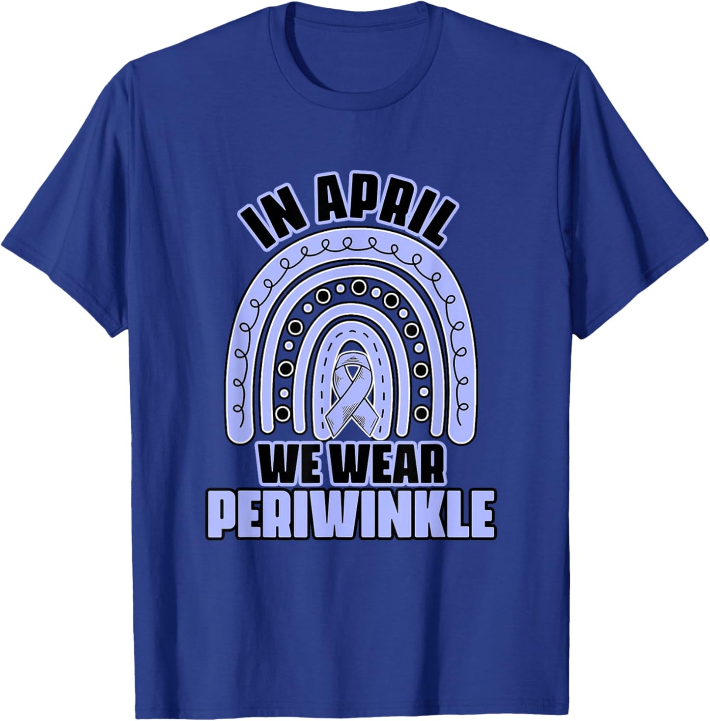 Wear Periwinkle Esophagus Cancer Esophageal Cancer Awareness T-Shirt - T-Shirt | Royal