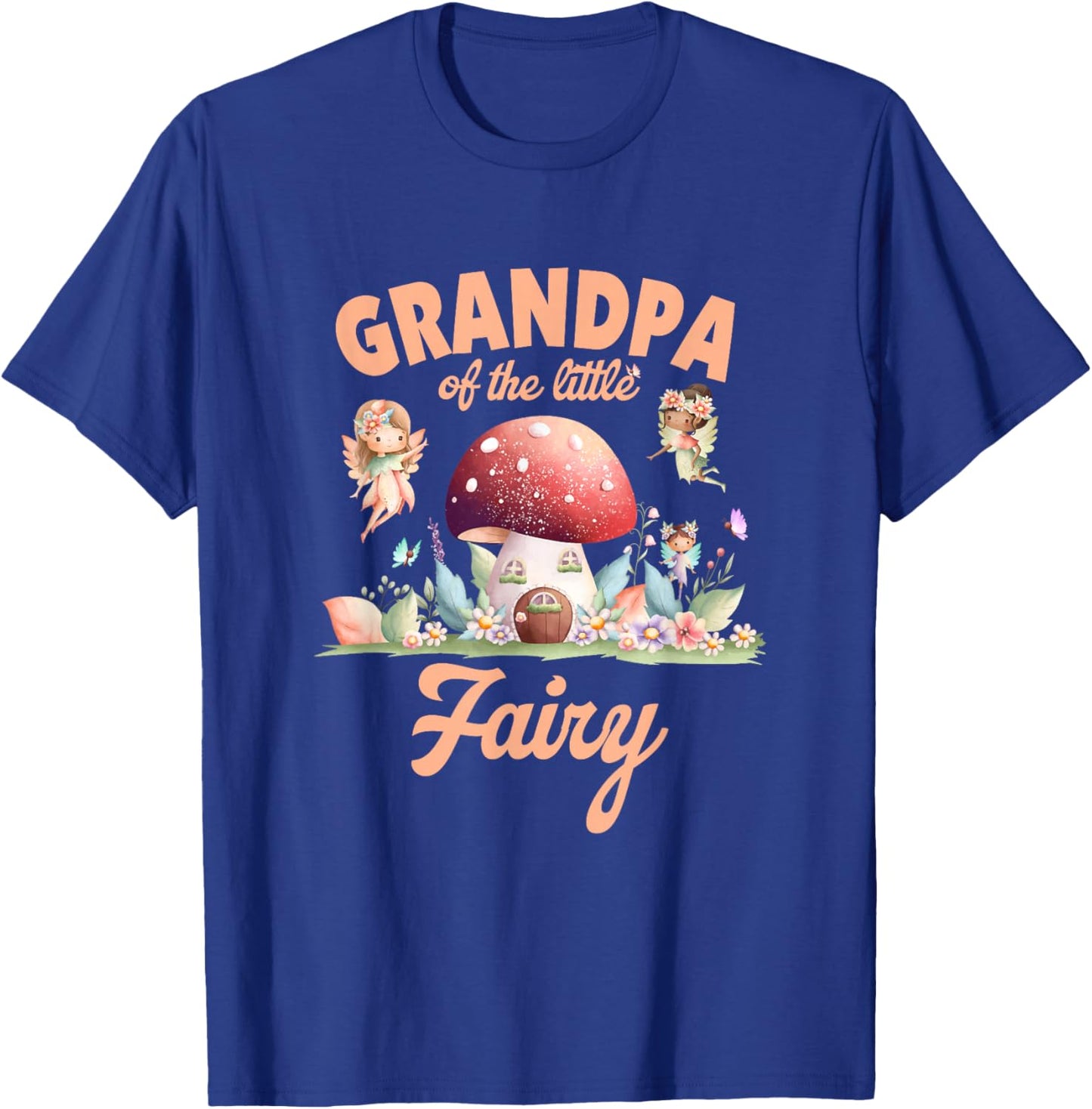 Grandpa of The Little Fairy 1St Birthday Girl Fairytale T-Shirt - T-Shirt | Royal