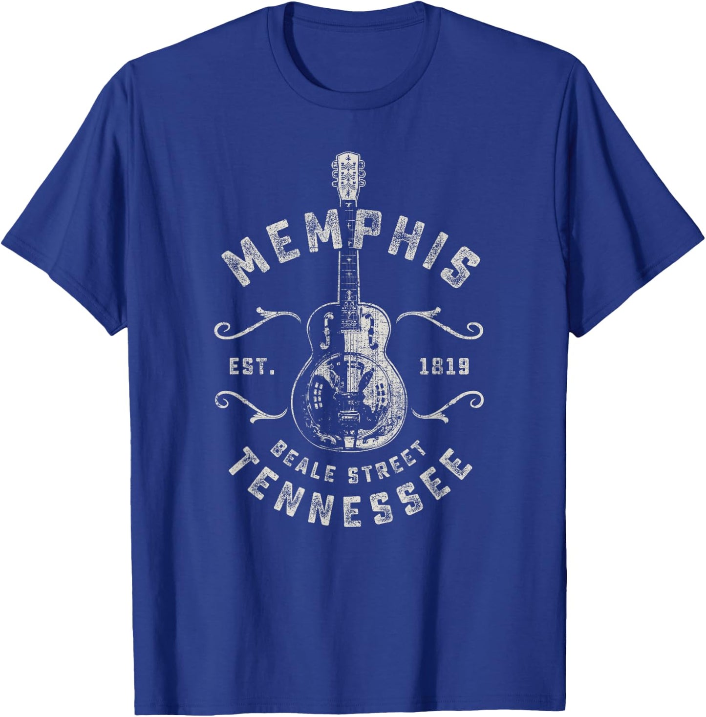 Memphis Beale Street USA Vintage T-Shirt - T-Shirt | Royal